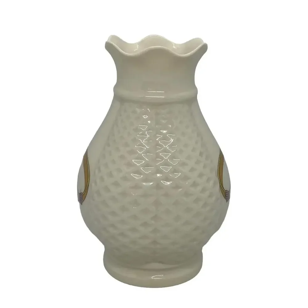 2000 Donegal Parian China Claddagh Ring Vase, Ireland
